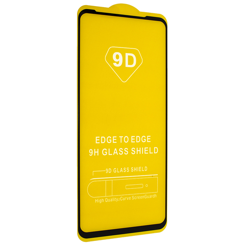 Захисне скло  для Moto G9 Plus з чорною рамкою-0